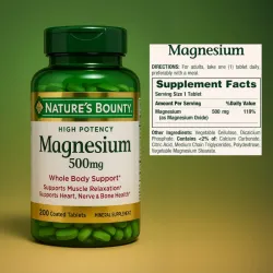 Magnesio Natures Bounty 200 caps