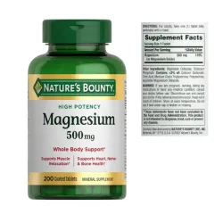 Magnesio Natures Bounty 200 caps