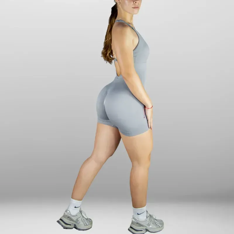 Mono Enterizo Push Up Platinum Line color Gris Xs