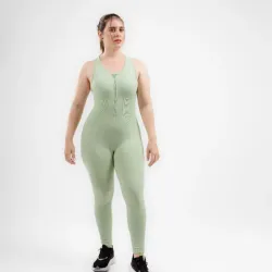 MONO ENTERIZO LARGO VERDE LDAN EVOLUTION