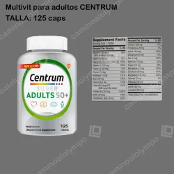 Multivit para adultos CENTRUM 125 caps