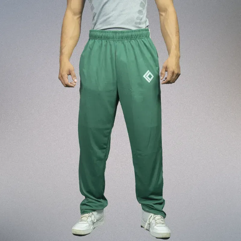 Pantalon de chandal LDAN de corte recto color verde Xl