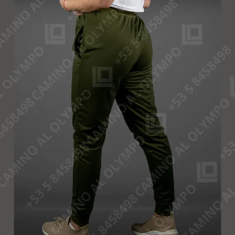 Pantalón de chandal verde olivo