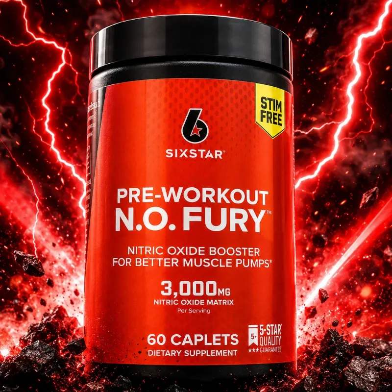 Pre-entreno N.O. FURY Sixstar 60 caps