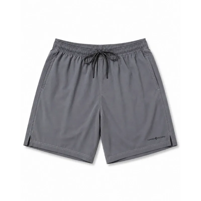 SHORT CON LICRA BASIC MEN - GRIS