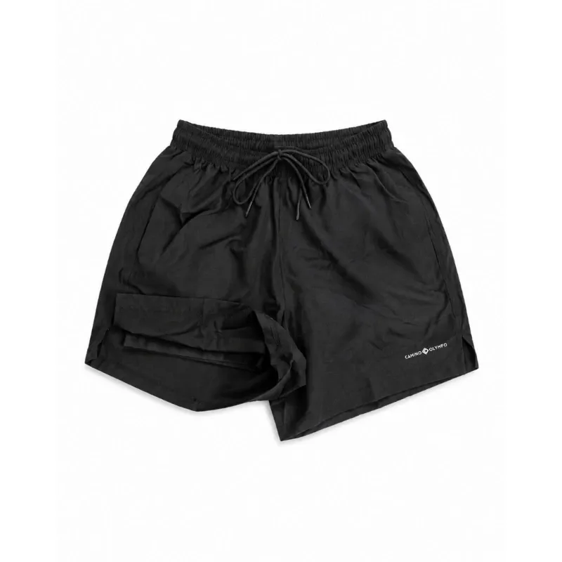 SHORT CON LICRA BASIC MEN - NEGRO