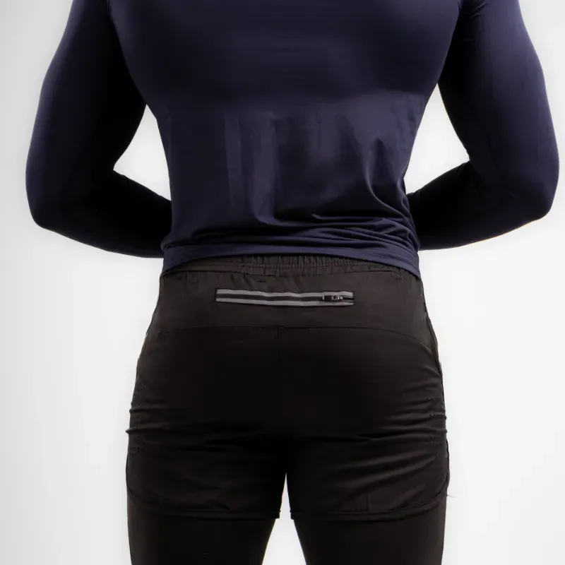 SHORT NEGRO CON LICRA LARGA LDAN EVOLUTION