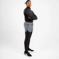 SHORT GRIS CON LICRA LARGA LDAN EVOLUTION