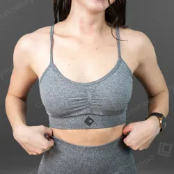 Top deportivo BASIC gris L