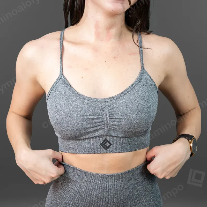 Top deportivo BASIC gris