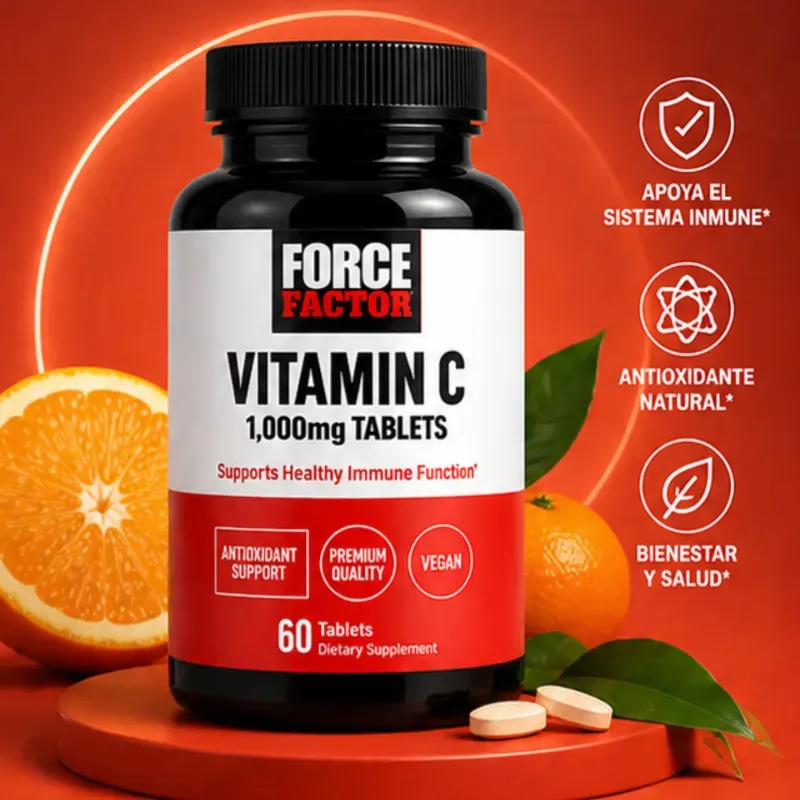 Vitamina C Force Factor 1000 mg 60 caps