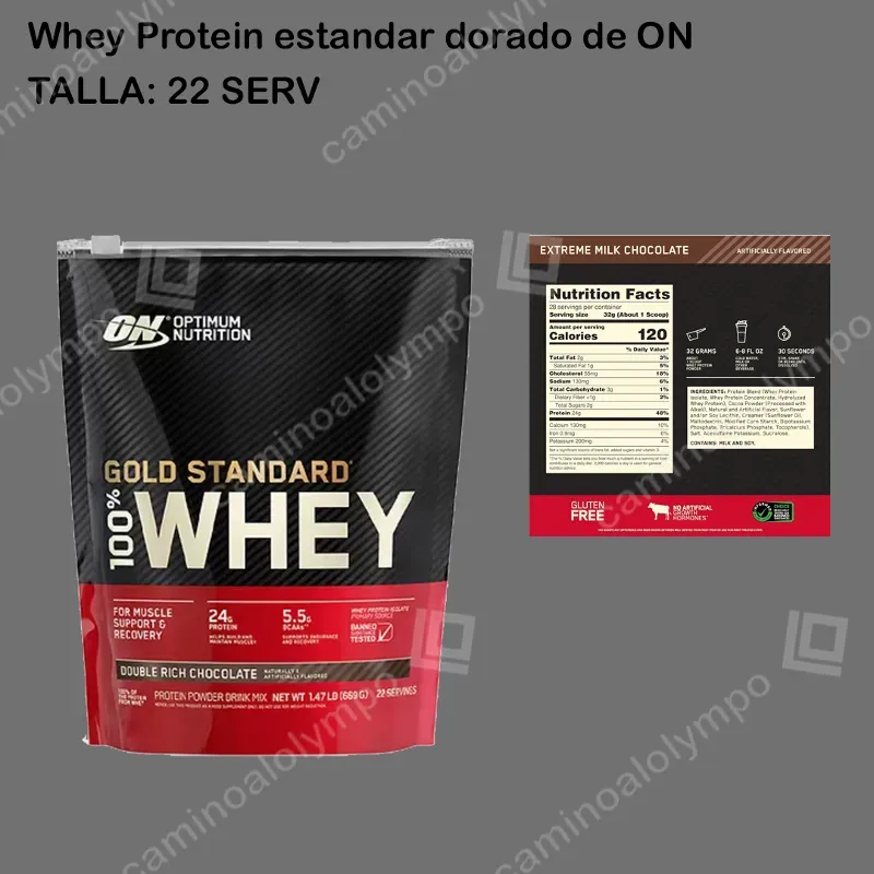 Whey Protein estandar dorado de ON 1.5 lb