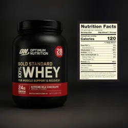 Whey Protein estándar dorado ON de 2 Lb