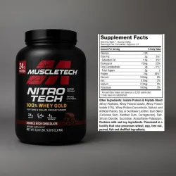 Whey Protein Nitro Tech 100% GOLD de Muscletech