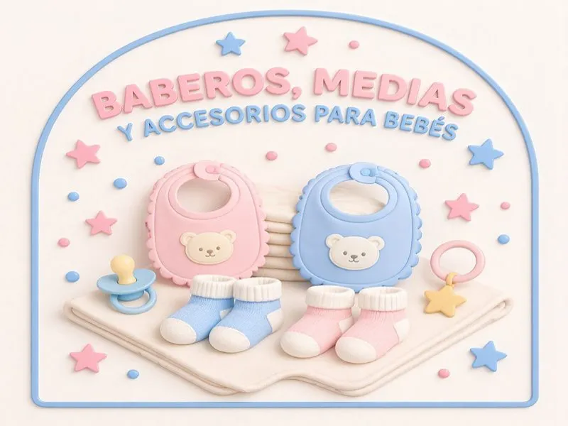 Baberos, Medias y Accesorios Para Bebe