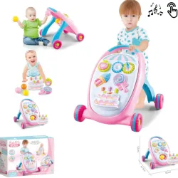 Andador Didáctico Color Rosa con Juegos y Sonido