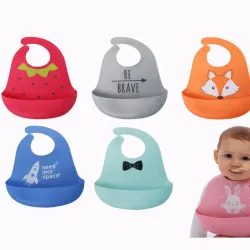 Baberos de Goma con Recolector