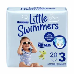 Pañales Desechables HUGGIES de Natación Etapa 3 (20 piezas)