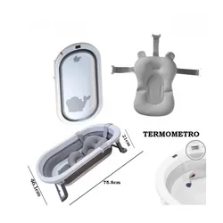 Bañera Gris Plegable