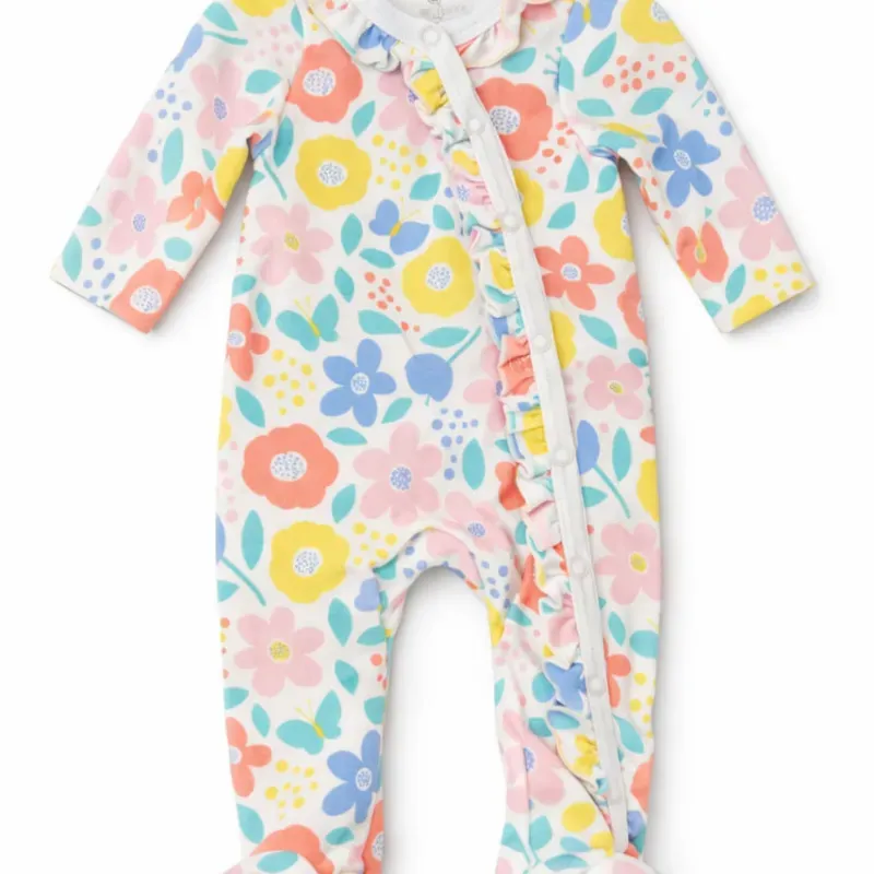 Enterizo Floral Multicolor con Manga Larga para Bebé