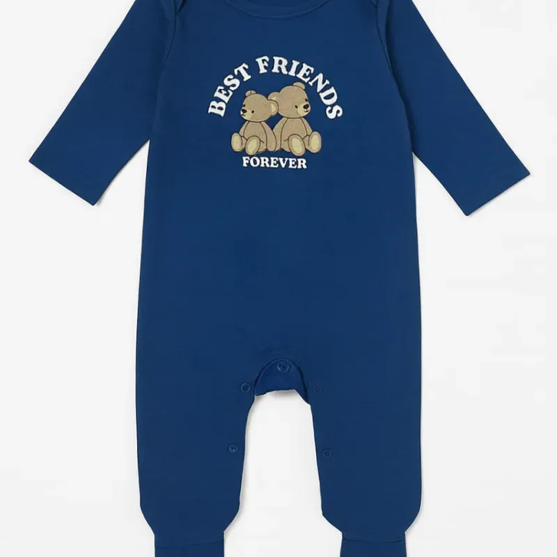 Body Infantil de Manga Larga con Ositos