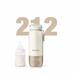 Calentador de biberones portátil con Batería de 18.6oz Temperatura de 33 a 100 grados.