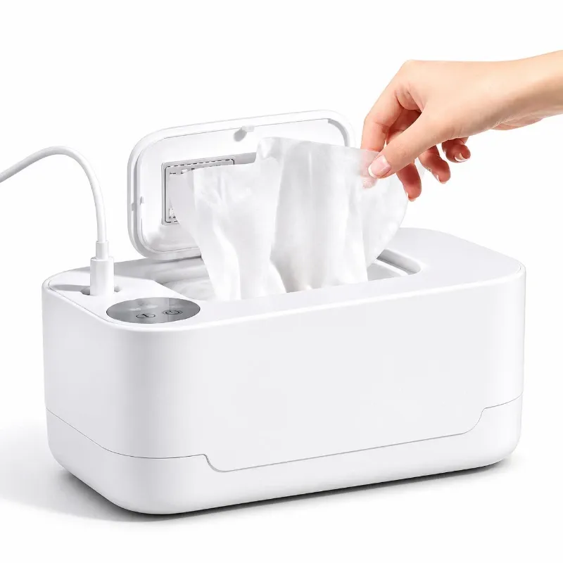 Calentador Eléctrico de Toallitas para Bebé Blanco