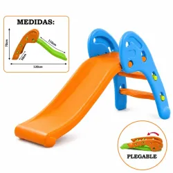 Canal Plegable Azul y Naranja