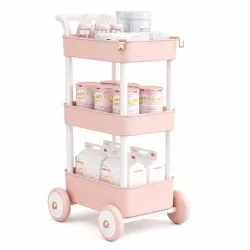Carrito Organizador Rosa