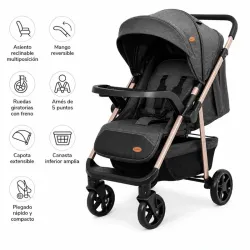 Coche Mecedora con Sistema Reclinable.