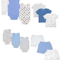 Conjunto de Bodys Camisetas y Shorts (Varón)