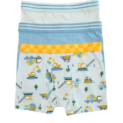 Conjunto de Boxers Infantiles Temática Grúas/Camiones