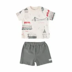 Conjunto de Pullover con Short Color Gris