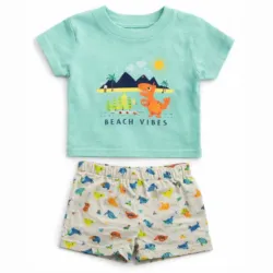 Conjunto de Pullover y Short con Dinosaurios