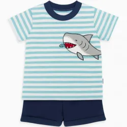 Conjunto de Pullover y Short con Tiburón