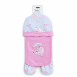 Conjunto de Gorro, Babero y Medias para Bebé