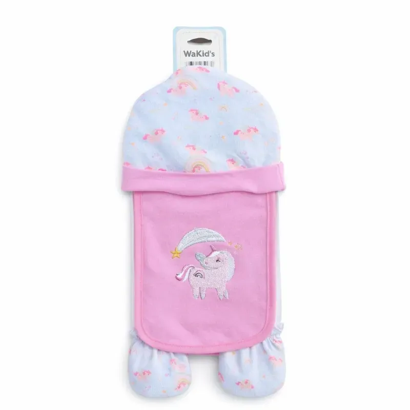 Conjunto de Gorro, Babero y Medias para Bebé