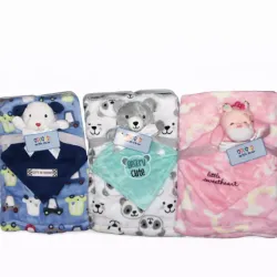 Conjunto de Mantas con Peluche