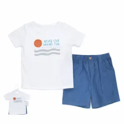 Conjunto de Pullover con Short Azul