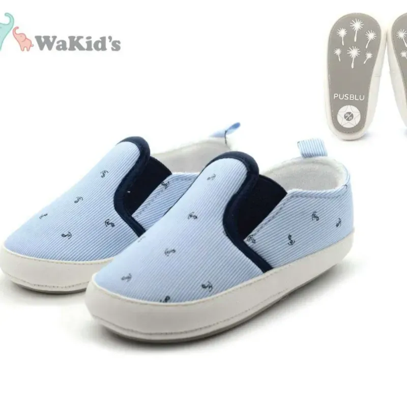 Conjunto de Zapaticos Rayados con Anclas