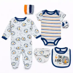 Conjunto Multicolor con Body, Enterizo y Accesorios