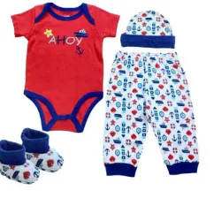 Conjunto para Bebé Temática Náutico