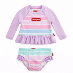 Conjunto de playa para Niña Morado