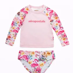 Conjunto de playa para Niña Rosado