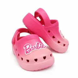 Crocs Barbie Rosadas con Efecto Degradado para Bebé