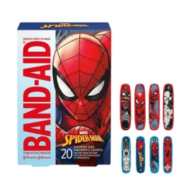 Curitas Adhesivas de SpiderMan, Johnson & Johnson ( 2 Unidades)