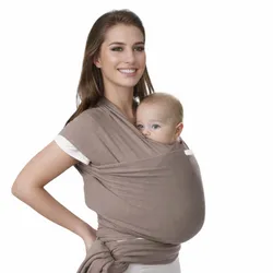 Fular para Bebe con tejido elástico y transpirable.