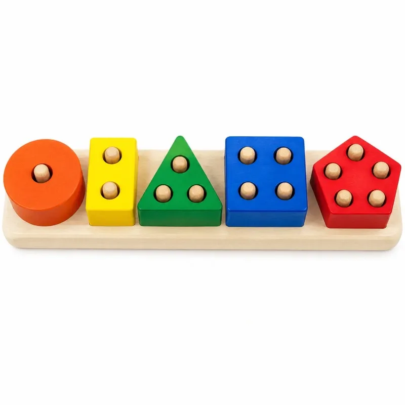Juego Montessori Clasificador de Formas Geométricas