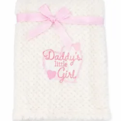 Manta Blanca con Bordado Corazón para Bebé