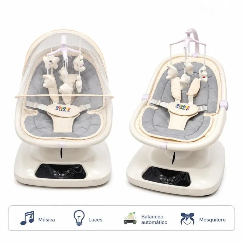 Mecedora Électrica con Música para Bebé